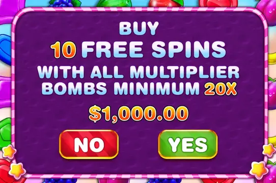 sweet bonanza free spins